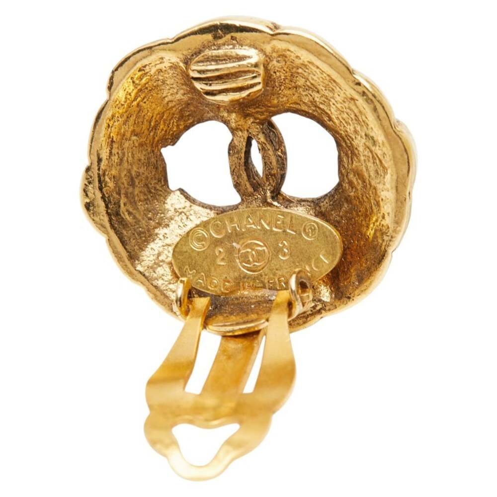 Chanel Cc Logo Clip-On Earrings Metal #246860C61B - Picture 4 of 6